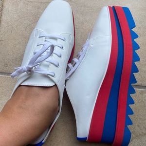 Stella McCartney platform sneak white
